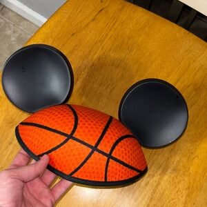 Basketball Themed Mickey Ears Hat